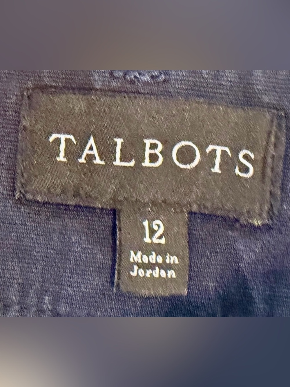 Talbots Navy Sailor Shorts Size 12 Nautical Button High Rise Stretch - Picture 5 of 6